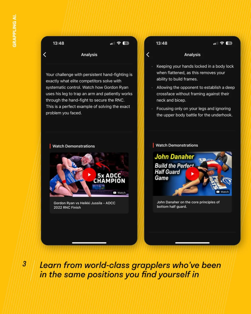 Video database matching feature with instructional content